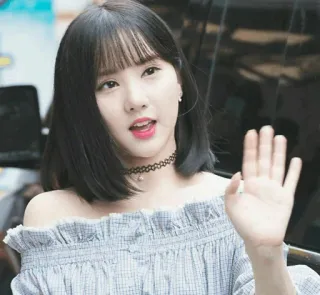 👋 mulher, menina, pessoa, retrato, coreana, asiática, atriz, celebridade telegram sticker