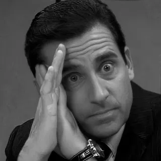 😳 Michael Scott The Office whatsapp sticker