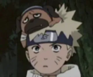🍜 Naruto Animé, Naruto, Ninja, Chien whatsapp sticker