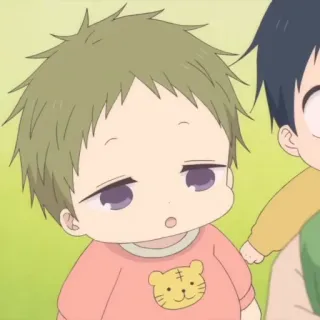 🥺 anime, baby, tiger, cartoon, cute telegram sticker