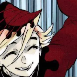 💖 Doma Demon Slayer anime, demon, character, manga telegram sticker
