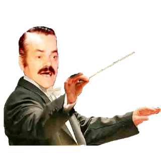 🎼 conductor, music, orchestra, classical, performance, musician telegram sticker
