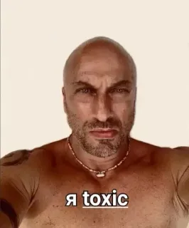 ⚠️ я toxic telegram sticker