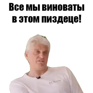 😐 Все мы виноваты
в этом пиздеце! rusia, menyinggung, kata kasar, emosi, meme telegram sticker