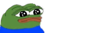 😒 Pepe the Frog Meme, Żaba, Pepe, Mem internetowy, Smutny telegram sticker