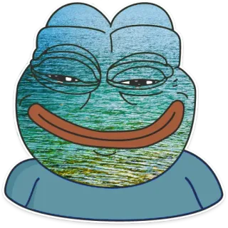 😉 Pepe the Frog Pepe o Sapo, Meme, Meme da Internet, Sapo de desenho animado, Adesivo telegram sticker