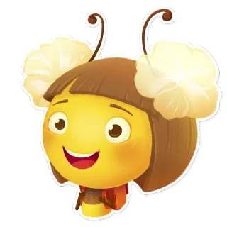 🏫 Maya 蜂, 漫画, 昆虫, 動物, 可愛い telegram sticker