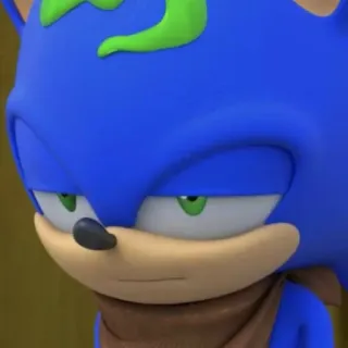 😑 Sonic the Hedgehog ёж, мультфильм, синий, телешоу, анимация telegram sticker