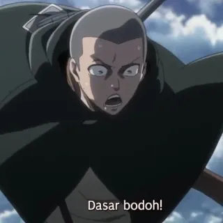 🌟 Dasar bodoh! Anime, Desenho animado, Expressão, Suor, Indonésio, Animação, Personagem fictício telegram sticker