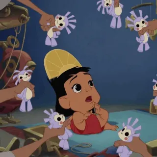 🍂 Kuzco The Emperor's New Groove Bebé, Kuzco, Dibujos animados, El Emperador y sus Locuras, Disney telegram sticker