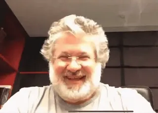 😂 homem, sorrindo, cabelo grisalho, óculos, pessoa, rosto, retrato telegram sticker
