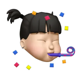 🥳 Эмодзи, Конфетти, Праздник, Вечеринка, Праздничный, Праздничный telegram sticker