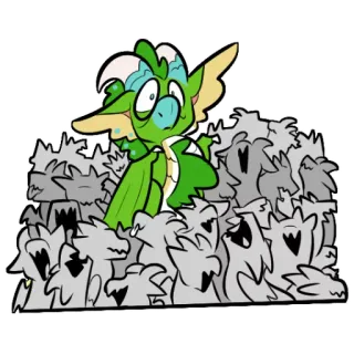 7⃣ 龙, 卡通, 可爱, 贴纸 telegram sticker