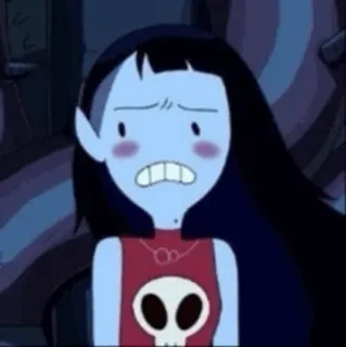 🖤 Marceline Adventure Time marceline, adventure time, cartoon, vampire, animated whatsapp sticker