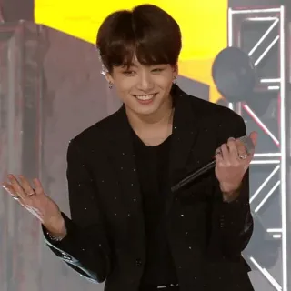 🐚 Jungkook K-pop, Cantante, Idolo, Musica, Performance, Celebrità, BTS, Band telegram sticker