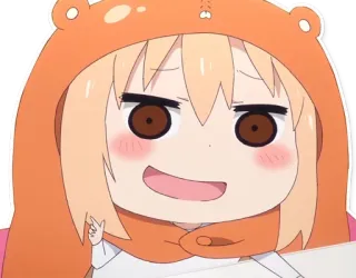 🙂 Umaru Doma Himouto! Umaru-chan anime, umaru, cartoon, cute, funny, girl telegram sticker