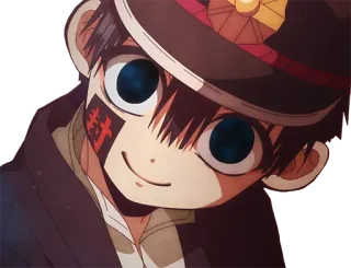 🙂 Hanako-kun Toilet-bound Hanako-kun Anime, Surnaturel, École, Fantôme, Manga telegram sticker