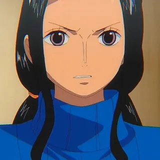 📚 Nico Robin One Piece anime, one piece, nico robin, cartoon whatsapp sticker