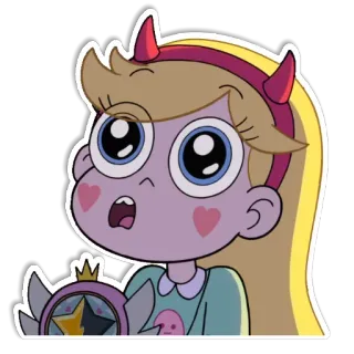 😳 Star Butterfly Star vs. the Forces of Evil สตาร์ บัตเตอร์ฟลาย, การ์ตูน, เวทมนตร์, รายการทีวี, ดิสนีย์, เจ้าหญิง telegram sticker