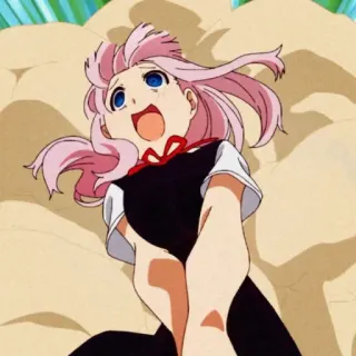 💈 Chika Fujiwara Kaguya-sama: Love Is War anime, kawaii, chika fujiwara, kaguya-sama, love is war, cute, happy telegram sticker
