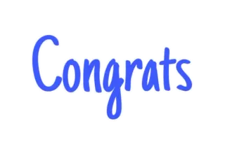 🇬🇧 Congrats selamat, perayaan, sukses, salam whatsapp sticker