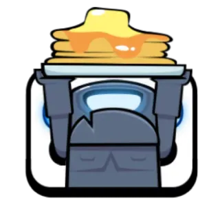 😋 pancakes, food, breakfast, cartoon, robot telegram sticker