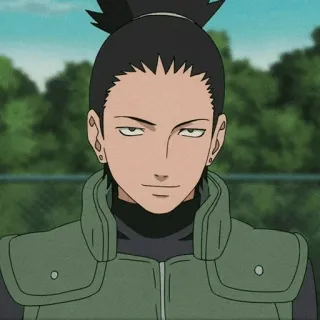 🎼 Shikamaru Nara Naruto Anime, Naruto, Shikamaru, Personaje, Manga, Ninja whatsapp sticker