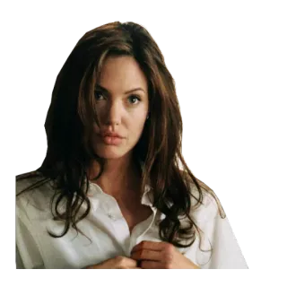 😗 Angelina Jolie aktris, wanita, selebriti, potret telegram sticker