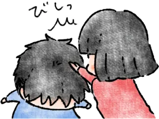 ohanashi stamp ~couple~ :: @line_stickers telegram stickers