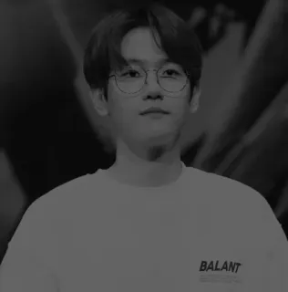 🇦🇹 BALANT portrait, man, glasses, korean, person, shirt telegram sticker