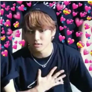 🤭 kpop, 心, 爱, 韩国, 名人, 歌手, 偶像 telegram sticker