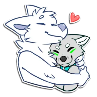 🥰 furry telegram sticker