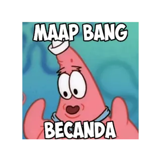 Stiker Patrick whatsapp stickers