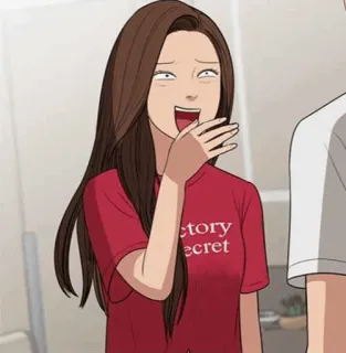 🌨 ctory
Secret kobieta, kreskówka, wyraz, koszulka, webtoon, mem whatsapp sticker