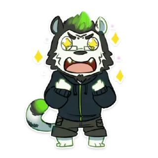 Charliedingwolf telegram stickers