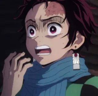 🎏 Tanjiro Kamado Demon Slayer anime, demon slayer, tanjiro, manga, kamado, expression telegram sticker