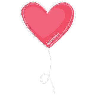 💚 hahuchichi.ir Herz, Ballon, Liebe, Romantisch, Süß, Kawaii telegram sticker