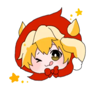 😜 Anime, Mignon, Kawaii, Chibi, Dessin animé, Personnage, Sticker telegram sticker