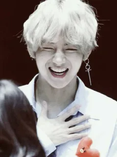 🗝 V kpop, Ídolo, Cantante, masculino, BTS, Coreano, Música whatsapp sticker