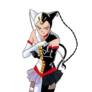 😠 Mimete Sailor Moon アニメ, セーラームーン, キャラクター, ミメット, 悪役 telegram sticker