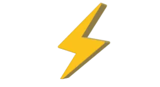 ⚡️ lightning bolt, electricity, power, energy, thunder, weather telegram sticker