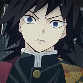 🌊 Giyu Tomioka Demon Slayer Anime, Demon Slayer, Giyu Tomioka, Manga, Personaggio whatsapp sticker