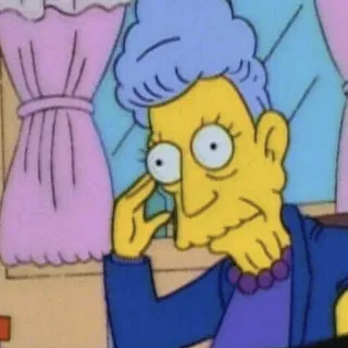 ⚡️ Patty Bouvier The Simpsons Patty Bouvier, Os Simpsons, Desenho Animado, Animação telegram sticker