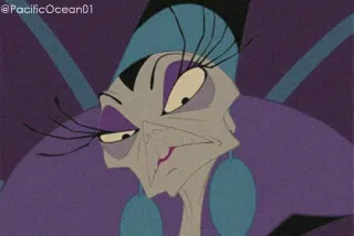 😐 Yzma The Emperor's New Groove Yzma, Disney, méchant, Kuzco, l'empereur mégalo, dessin animé whatsapp sticker