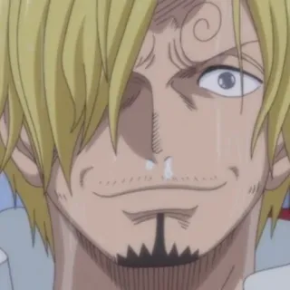 🏴‍☠️ Sanji One Piece Аниме, Ван Пис, Санджи, Мультфильм telegram sticker