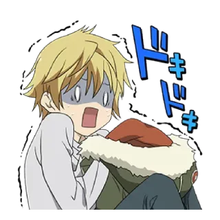 😱 ドド anime, chocado, medo, mangá, personagem, expressão, preocupado whatsapp sticker