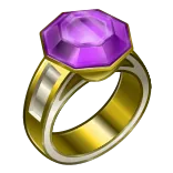 🎁 bague, bijou, or, pierre précieuse, violet, accessoire whatsapp sticker