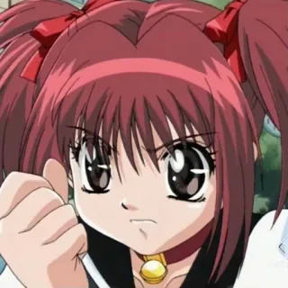 😠 Anime, Mädchen, Cartoon, Wütend, Charakter, Zöpfe whatsapp sticker
