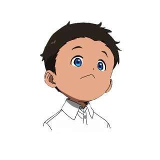 😓 Phil The Promised Neverland Anime, Manga, Personnage, The Promised Neverland telegram sticker