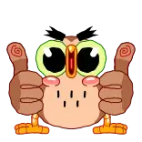 Wally the Owl @TgEmojis telegram emojis 😄